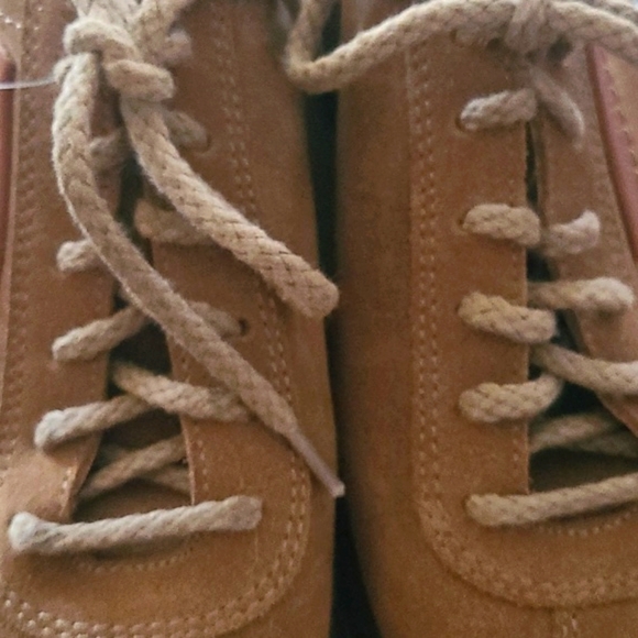 Mephisto Air-relax Tan Brown Leather Sneakers - Picture 6 of 11